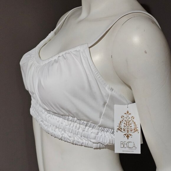 Becca Color Code Smocked Cami Bikini Top - Picture 3 of 10